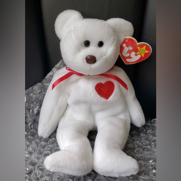 RARE VALANTINO BEANIE BABIE W/TAG ERRORS - Picture 1 of 3